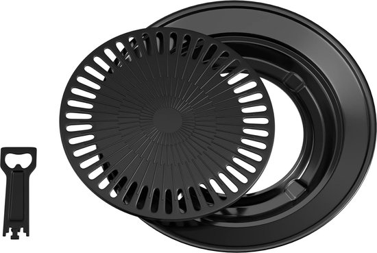Borvat® - Homelux Draagbaar Camping Kooktoestel Set - Inclusief Grillplaat en 8 Gasflessen van Borvat — afbeelding 4