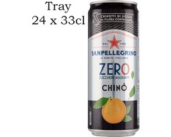 Sanpellegrino Chinò (Chinotto) ZERO - Tray 24 blikjes x 33cl | SAN PELLEGRINO