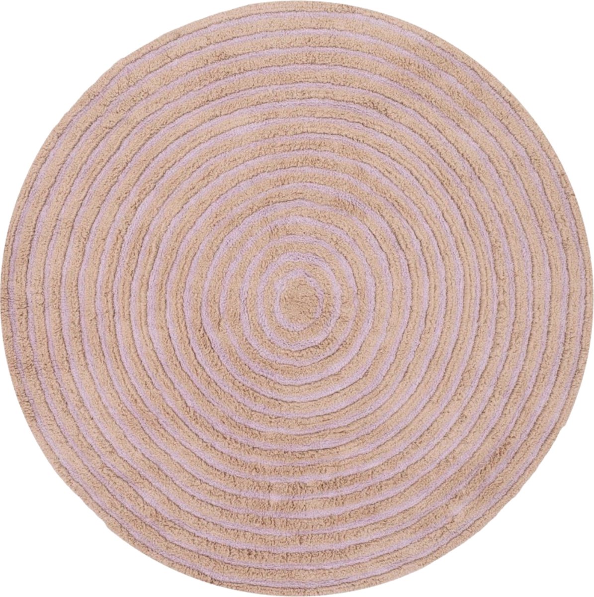 Tapis Petit Vloerkleed Robin - Lila Pink - 110 x 110 cm
