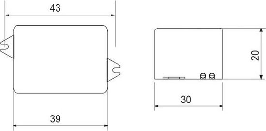Driver LED 2.0 - 4.2 V/ DC 2.94 W 700 mA Courant Constant Self Electronics SLT3-700IS-1