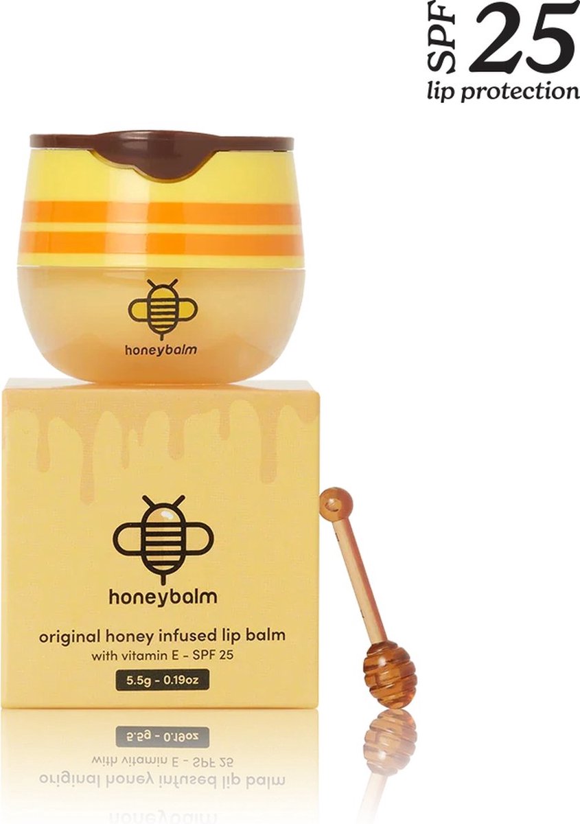 Honeybalm Lipbalm SPF 25 Honey - 5,5 gr — cadeau in Cadeau-ideeën - foto 2