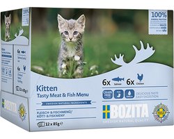 Bozita Kat PB MP HiS Kitten 12x85g - Zalm + Vlees