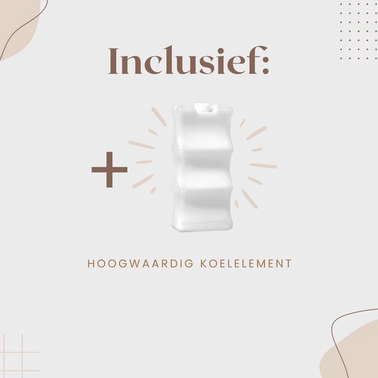 HSNL® Luxe Kolftas - Kolftas Borstvoeding - Koeltas - Inclusief Koelelement - Kraamcadeau - Grijs van HSNL® — afbeelding 5