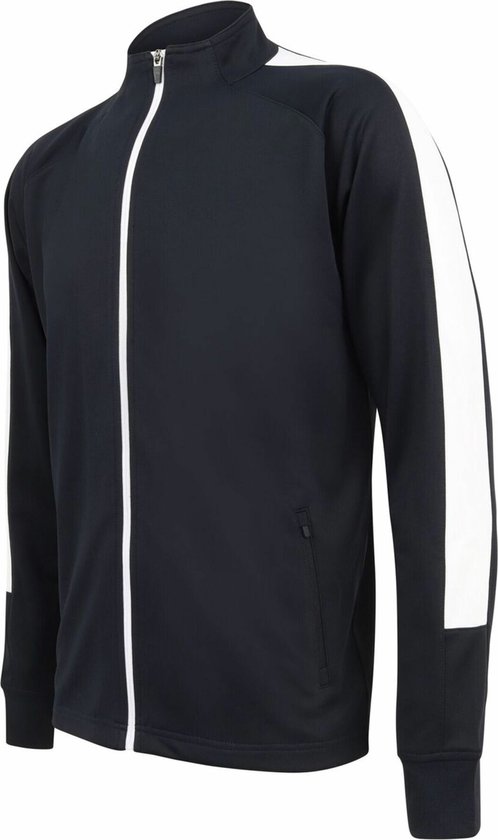 Haut de Survêtement Unisexe avec Fermeture Éclair Marine/ White - M