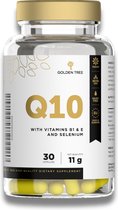 Golden Tree Voedinssupplement gezondheid - Vitamine B - Energieondersteuning - Verbeteren hartfunctie - Bescherming stress - 30 capsules