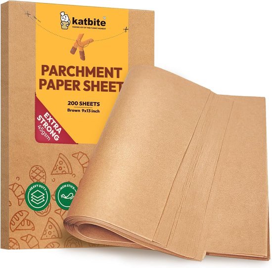 QUARKZMAN Pack of 100 Parchment Paper, Square, 20 x 30