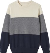 Vertbaudet Pull colorblock garçon maille fantaisie