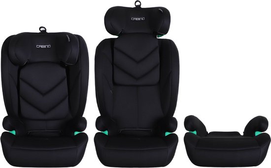 Cabino Autostoel Groep 2/3 Dynamic 100 - 150 cm I-Size Zwart — afbeelding 3