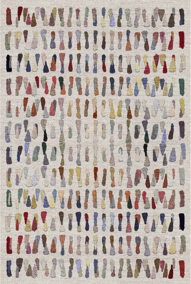 Bamyum Zola Bedrukt Tapijt Chenilleprint Machine Made 160 x 230 cm, Vintage Tapijt Slaapkamer, Antibacterieel Antislip Ondervloer Keukentapijt