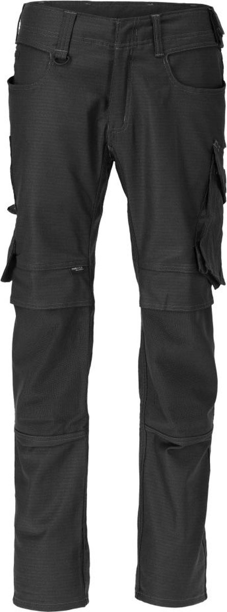 Mascot Unique Broek met kniezakken 20279-459 - Zwart - C50 - 82