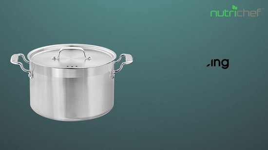 Le Creuset SSP2400-24 Roestvrijstalen Koekenpan Met 3 Lagen Zonder Coating 24 X 5 Cm Zilverkleurig 66c84ed37f37d87e7e0d10c7