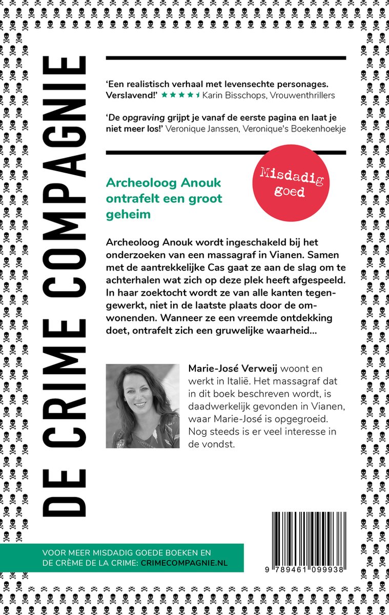 De opgraving - back cover