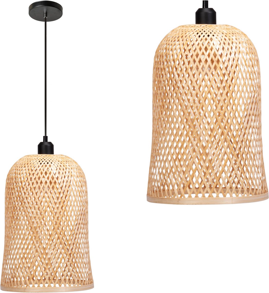 Toolight App1335-1Cp Hanglamp Beige 35X25X35Cm