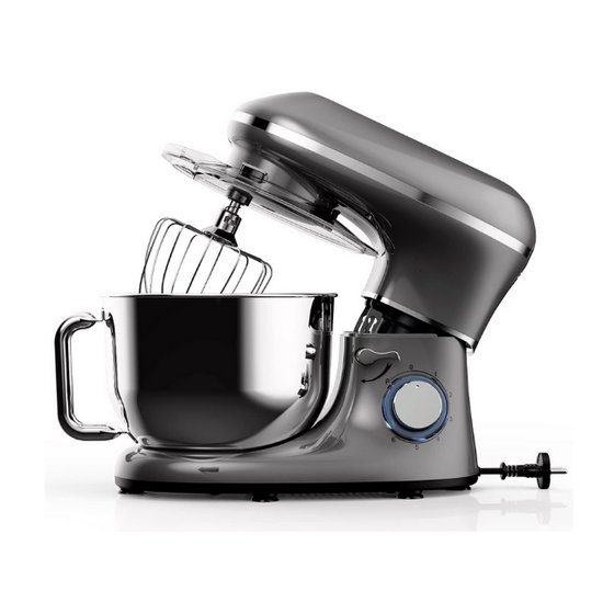 Mixer met Mengkom - Keukenmachinemixer Met 6 Snelheden - Mixer Keukenmachine Met 6.2L RVS Kom van GUTEC — afbeelding 2