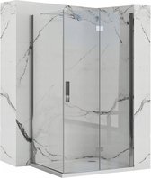 Rea Molier 80X90 Cabine De Douche Chrome 80X90X190Cm