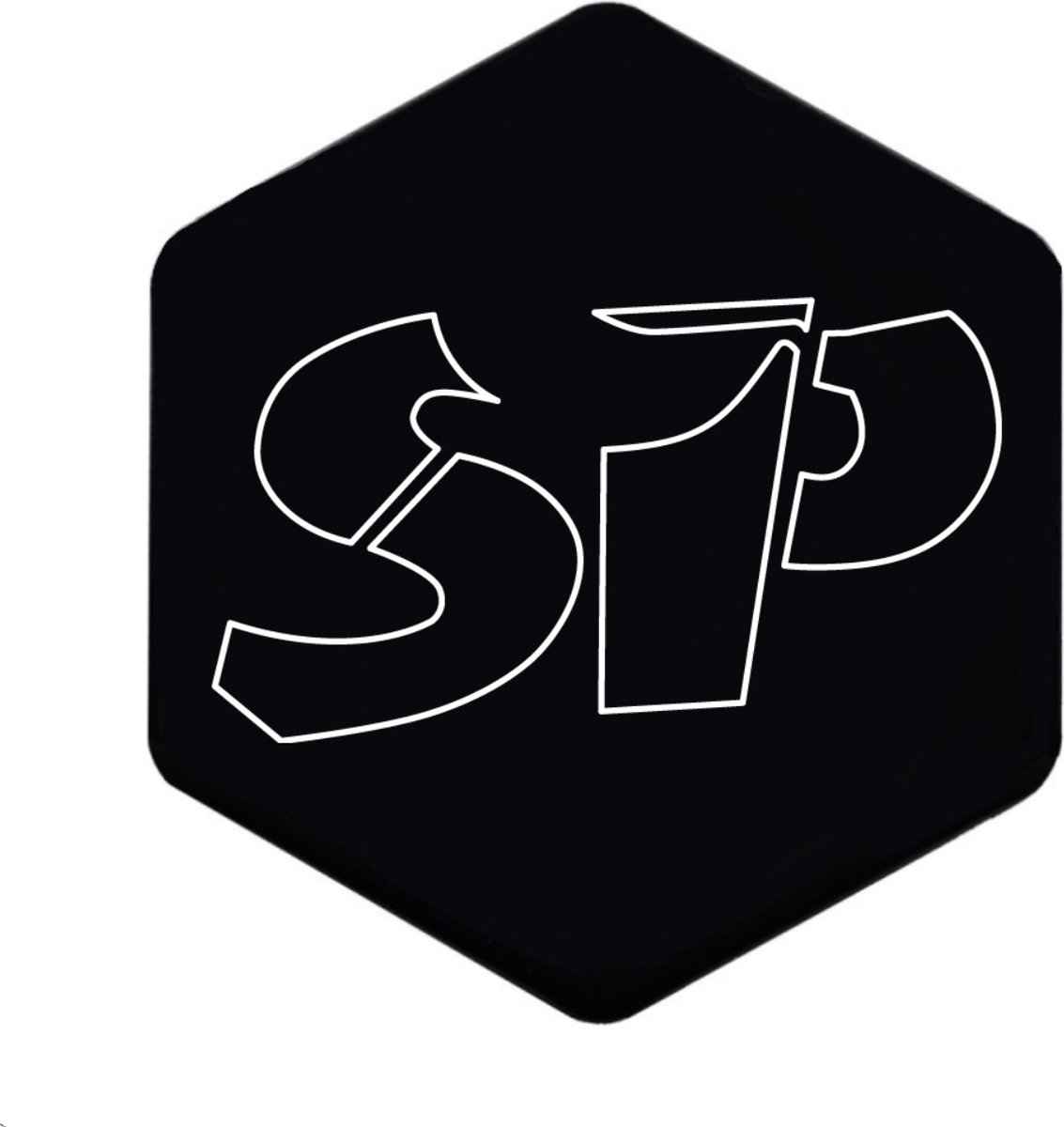 3D Voorkaplogo/Sticker SP - Wit