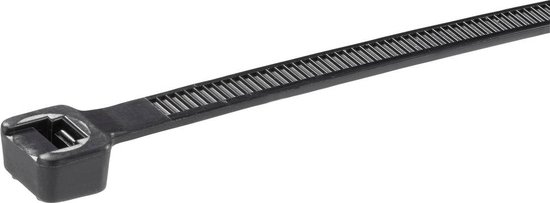 Panduit PLT2.5S-C0 PLT2.5S-C0 Serre-câble 249 mm 4.80 mm noir stabilisé aux UV, résistant aux intempéries 100 pc(s)