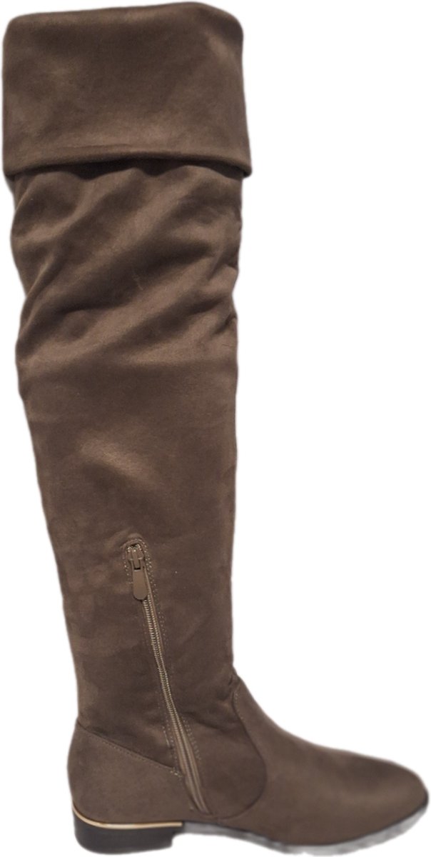 SUPER ME- LAARS-SUEDELOOK-KHAKI-41