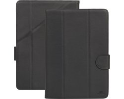 RivaCase 3137 - Universele Tablet case - 10.1 Inch( Acer Iconia Tab A3-A30 / Apple iPad Air 2 / Asus ZenPad 10 Z300C / Lenovo TAB 2 A10-70L / Samsung Galaxy Tab S2 / Sony Xperia Z4 Tablet)- Zwart
