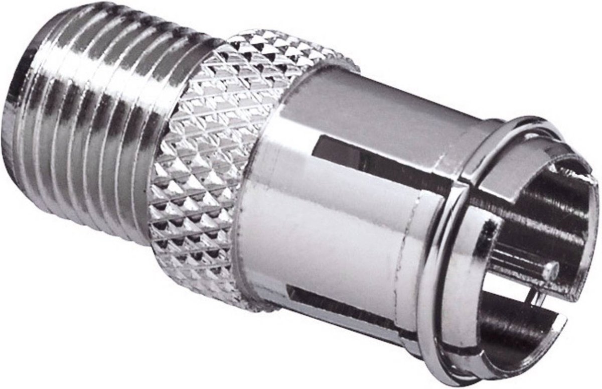 TRU COMPONENTS TC-2520002 F-Quick-F-adapterset Aansluitingen: F-Quick-koppeling, F-bus 100 stuk(s)