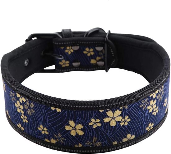 DDOXX Reflecterende nylon hondenhalsband, stabiele en DDOXX Reflecterende nylon hondenhalsband, stabiele en