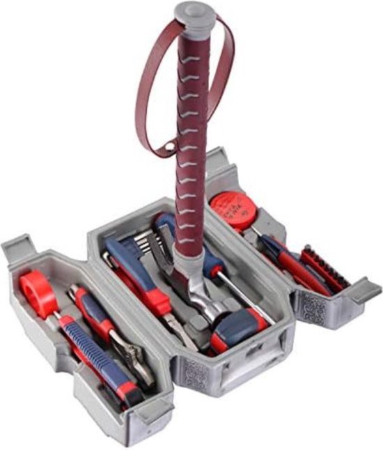 22 Pièces Boîte À Outils Complète, Mallette Outils, Coffret À Outils Complet, Boîte À Outils Portable Avec Jeu De Tournevis - Bricolage