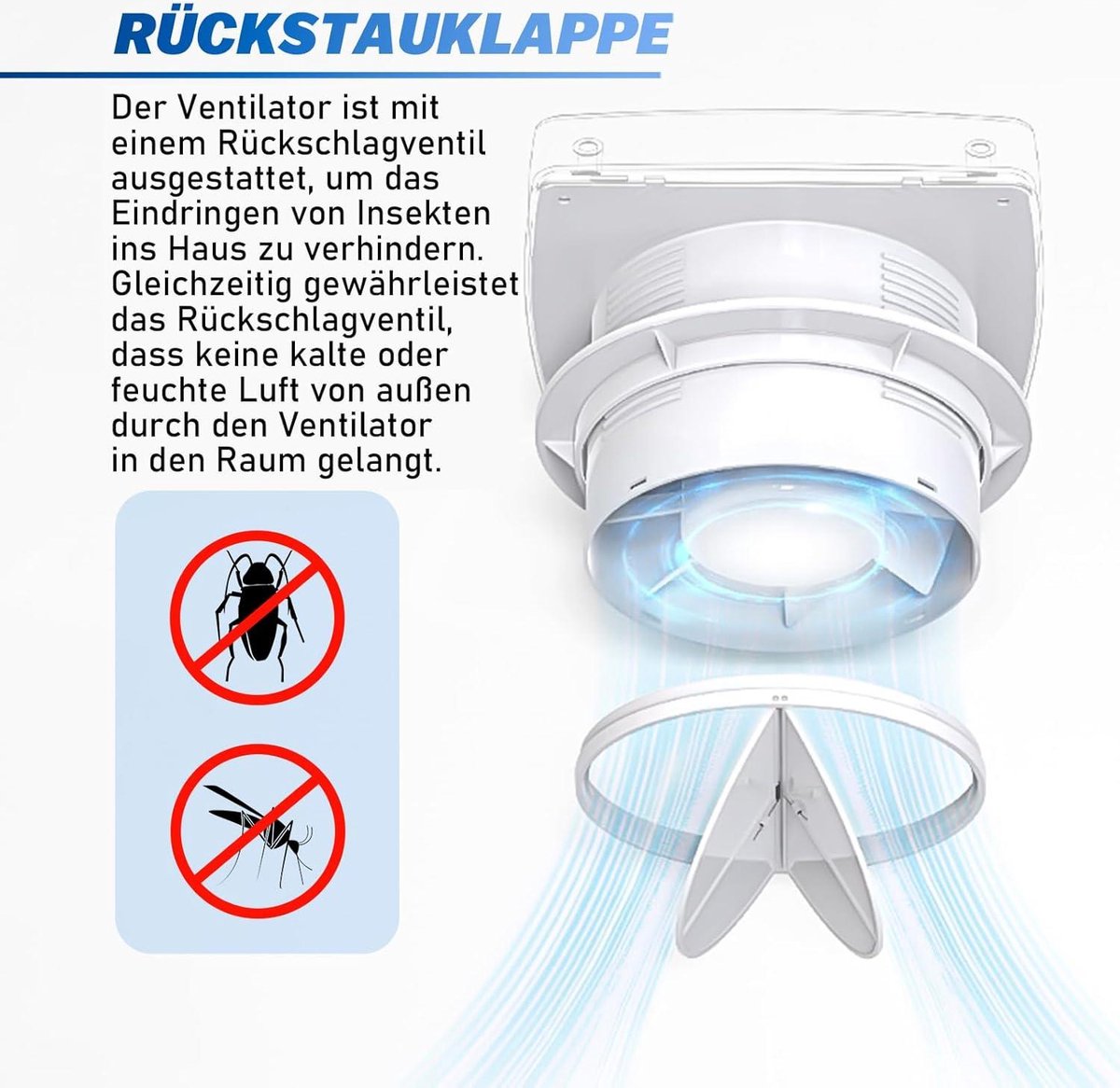 Itho Daalderop Badkamerventilator 100 mm- wit met timer BTV-N201 T 19110501
