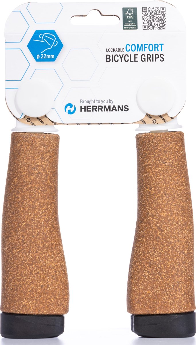 Herrmans Clik Kork Handvatten Bruin 125 mm van Herrmans — afbeelding 4