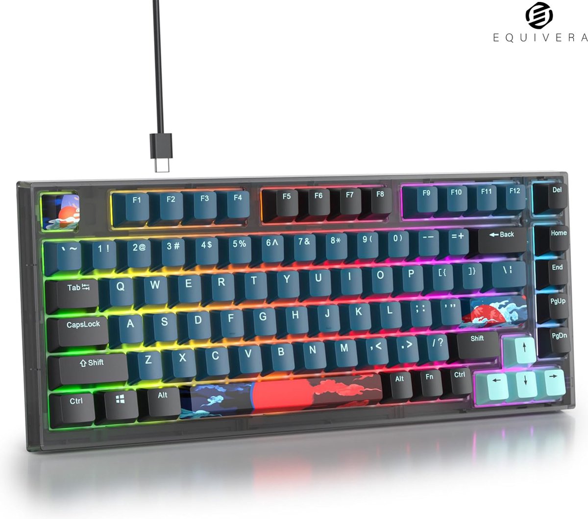 Equivera Mechanisch Toetsenbord - Gaming Toetsenbord - Mechanical Keyboard - Mechanische Toetsenbord