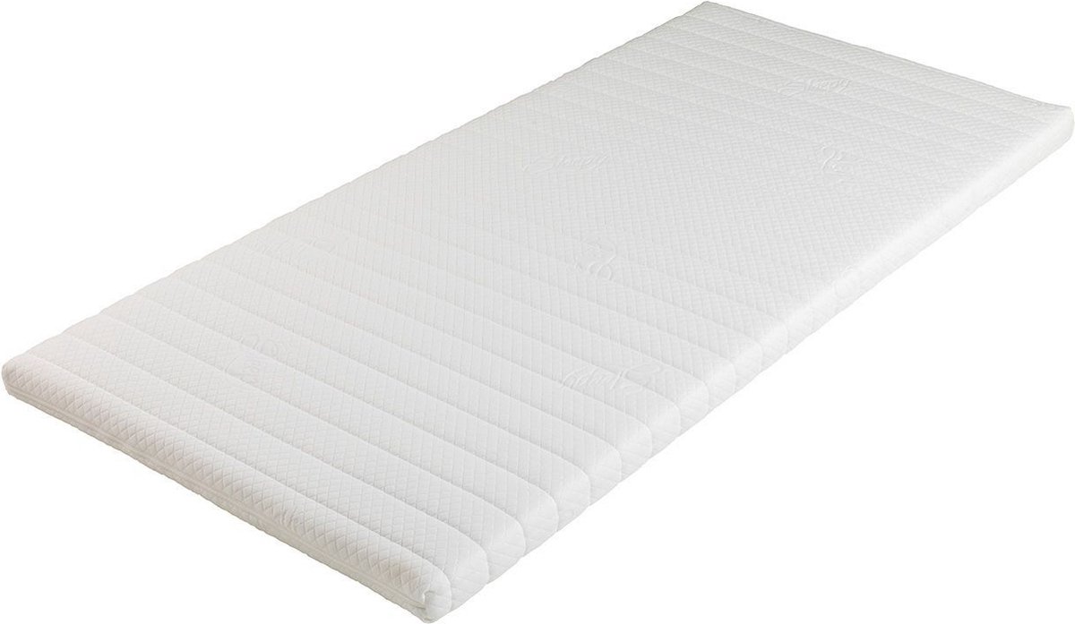 Topmatras - traagschuim nasa / hybrid - 10cm dik- afritsbare hoes - 140x200