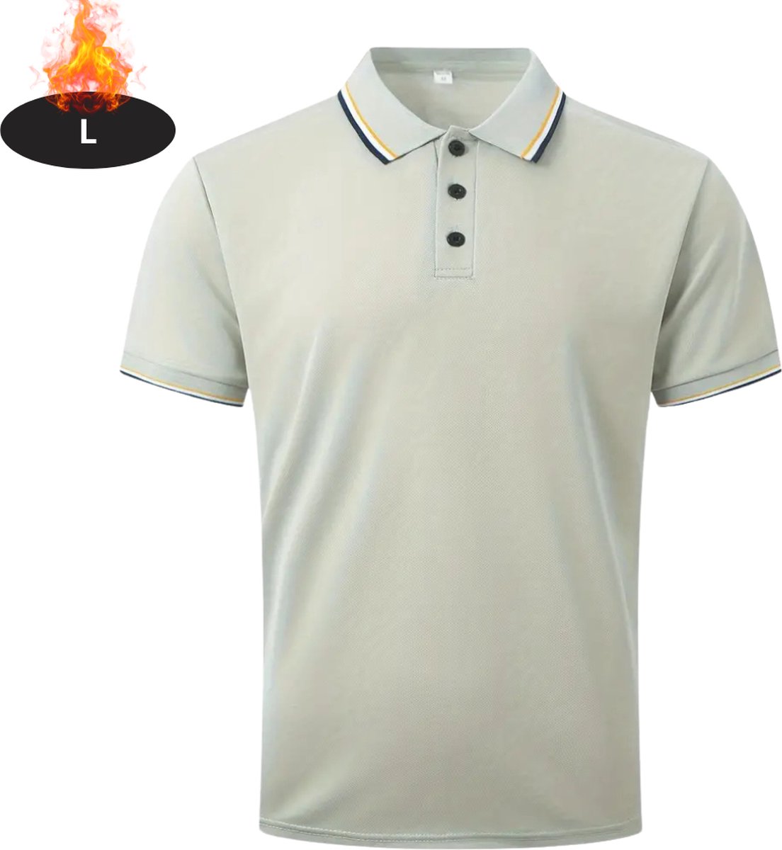 Livano Poloshirt Heren T-Shirt Heren Shirt Overhemd Polo Shirt Matcha Macha