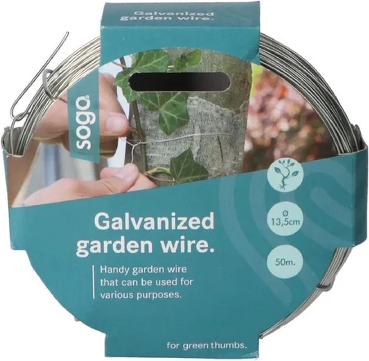 SOGO Spandraad 50m. 1mm Gegalvaniseerd