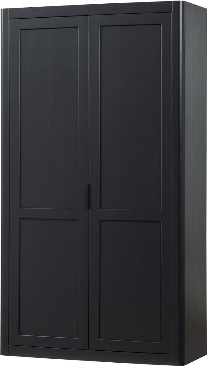 WOOOD Gunnar Opbergkast - Grenen - Matzwart/Mud - 217x120x48