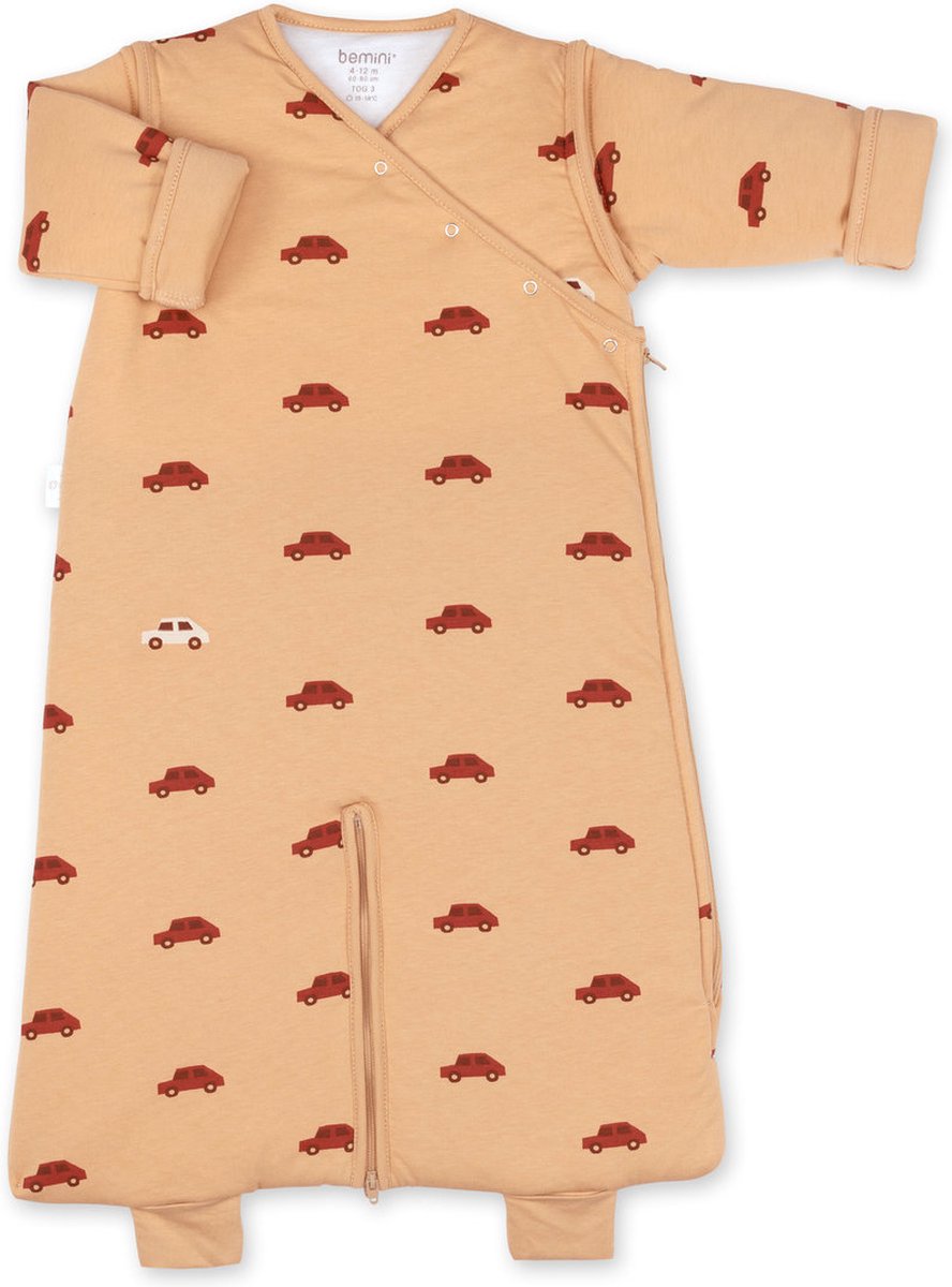 BEMINI Babyslaapzak - MAGIC BAG 4-12m - TOG 3 - Warm cocon - Mario biscotte