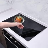 OMJMYY siliconen inductiebeschermmat, 52 x 80 cm, hittebestendig tot 300 °C, krasbestendig en warmte-isolerend kookplaatmat voor inductiekookplaat ( rechthoekig, zwart OMJMYY siliconen inductiebeschermmat, 52 x 80 cm, hittebestendig tot 300 °C, krasbestendig en warmte-isolerend kookplaatmat voor inductiekookplaat ( rechthoekig, zwart