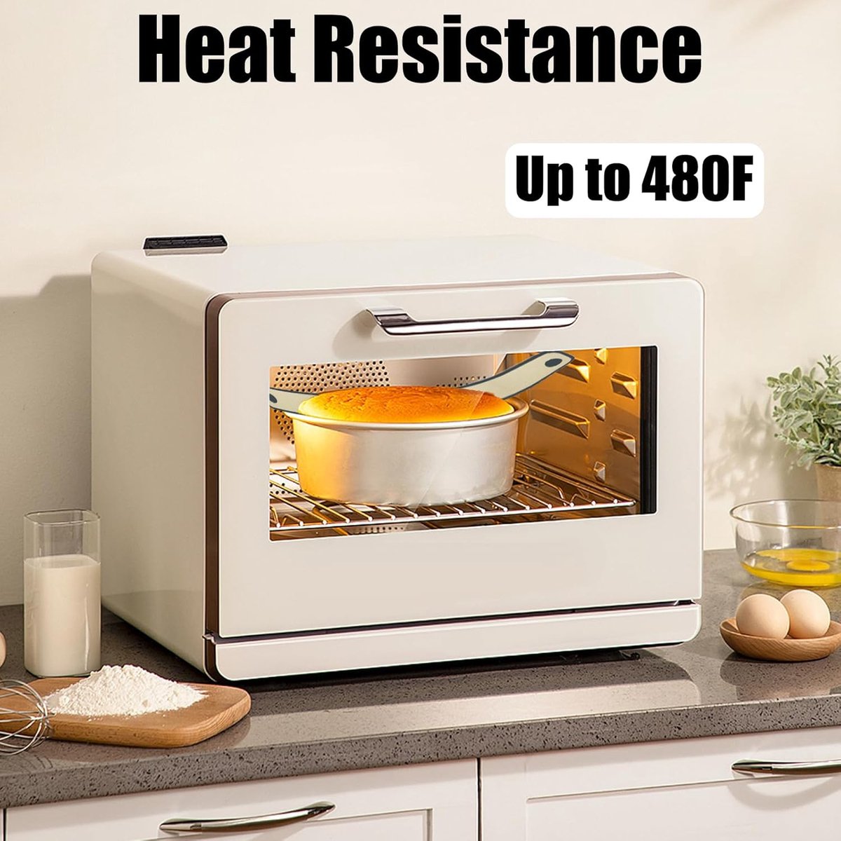 Lange Handvatten Deeg Mat - sling bakmat - 2 stuks - Multifunctionele siliconen bakmat - Herbruikbare Nederlandse Ovenvoering - brood-Sling siliconen bakmat - Broodbakmat - voor gebruik in ovens en magnetrons - Brood Bakken Mat — afbeelding 5