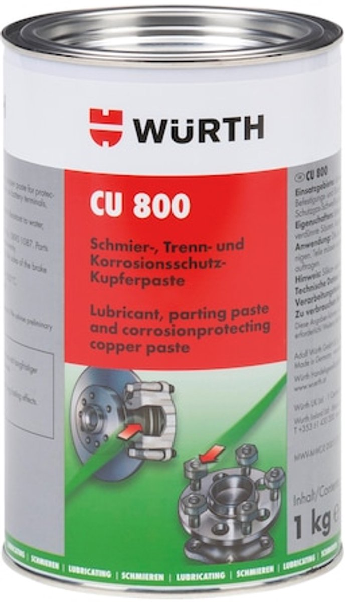 Wurth - Koperpasta cu 800 - koperpasta cu 800 inhoud