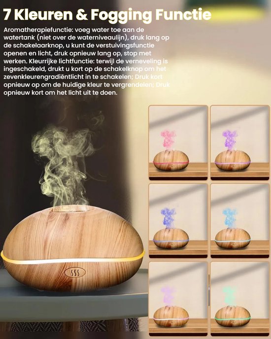 Luxe Aroma Diffuser met Oliën Cadeauset kopen? Deze koop je online bij