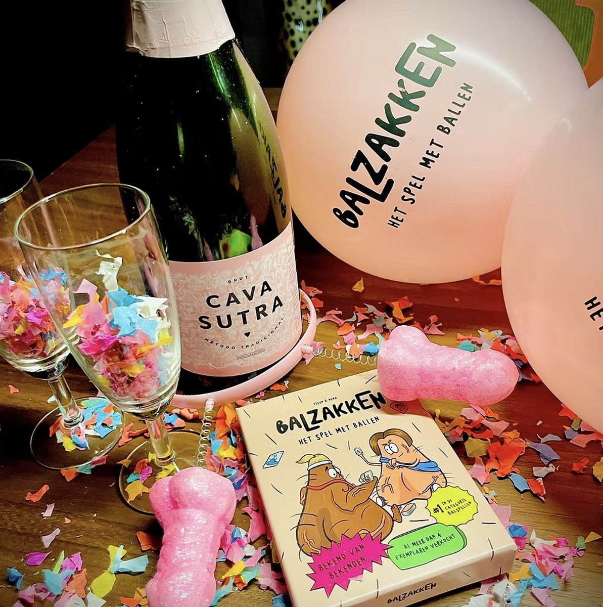 Balzakken - Hilarisch Partyspel - Brutaal Kaartspel - Cadeau voor Studenten & Vrienden & Familie - Inclusief aandacht voor Zaadbalkanker — afbeelding 13