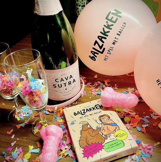 Balzakken - Hilarisch Partyspel - Brutaal Kaartspel - Cadeau voor Studenten & Vrienden & Familie - Inclusief aandacht voor Zaadbalkanker