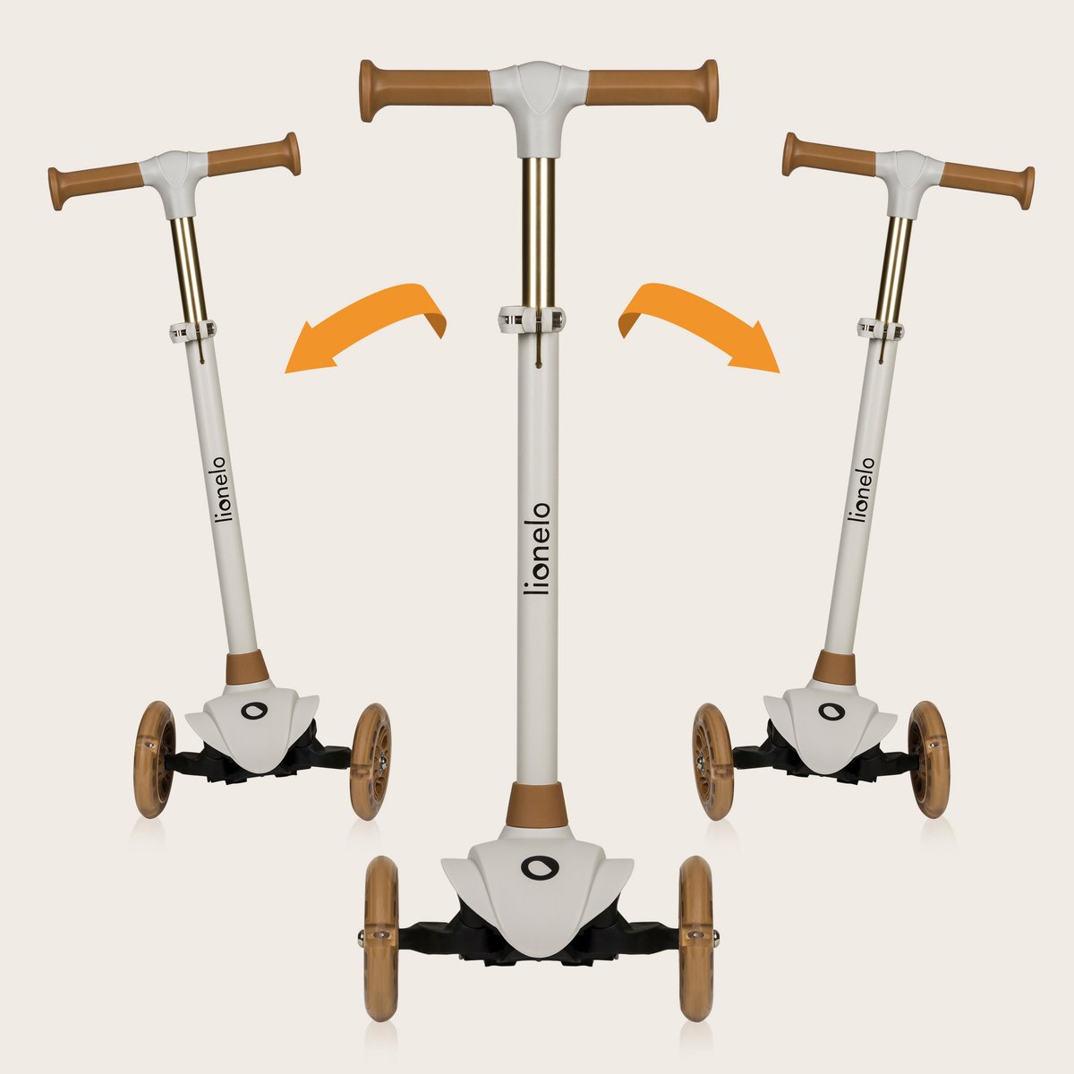 Lionelo Jessy Kinderstep - 3 wielen Step - Speelgoed voor kinderen van 3+ - tot 50kg - LED verlichting in de wielen - hoogte verstelbaar 65-70-75-80 cm — afbeelding 19