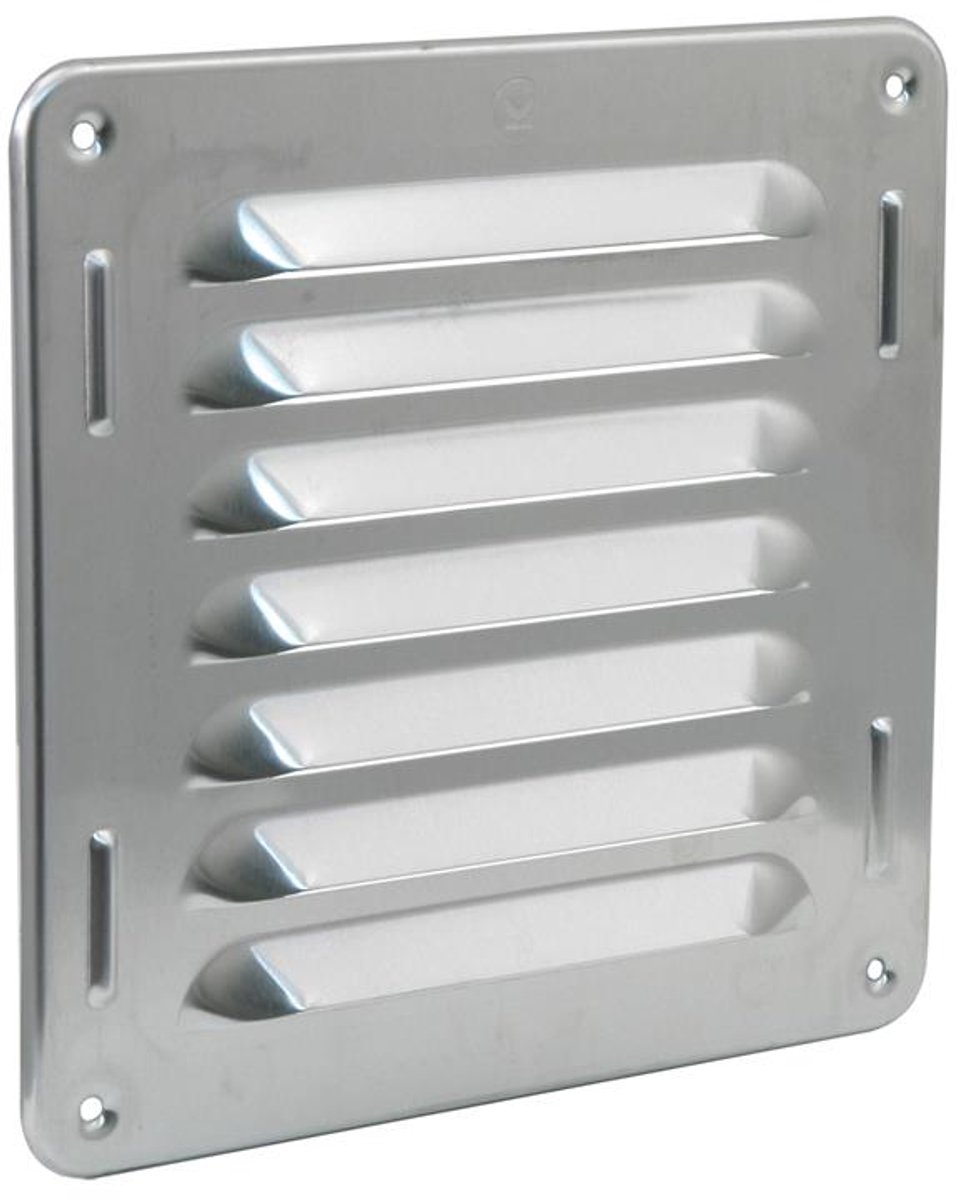 StarX lamellenrooster rvs grijs 9x13x1cm