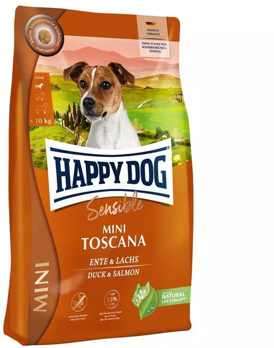 Happy Dog Happy Dog Sensible Mini Toscana 10 kg - Hond