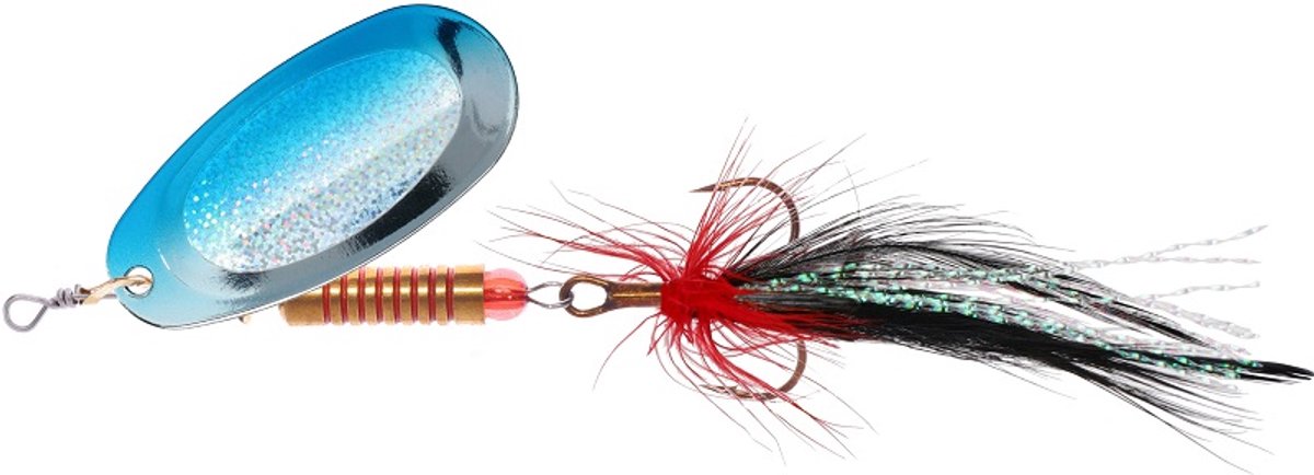 Mikado | Spinner | Blaster With Tassel 3 | Zilver | Spinning | Bite & Fight | Aas/Kunstvliegen