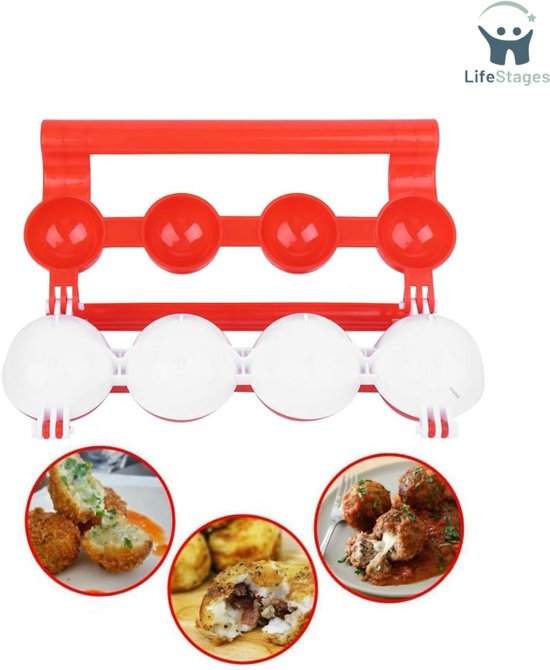 Machine à Boulettes De Viande Translucide - Outil Pratique Pour Boulettes Parfaites Et Boulettes De Poisson