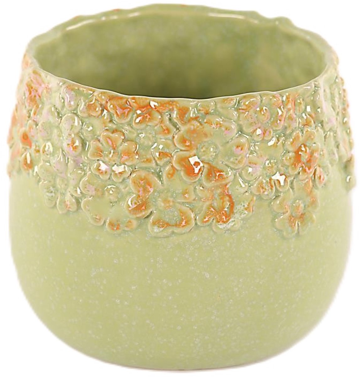 Rasteli Bloempot Groen D 15.5 cm H 13.5 cm