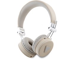 Guess Bluetooth Stereo Koptelefoon ENC - Grained Triangle Logo - Beige