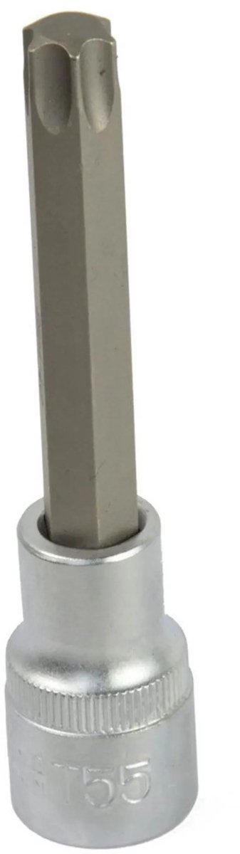 GEKO 1/2" Torx bitdop - T55 - 100mm - CrV staal