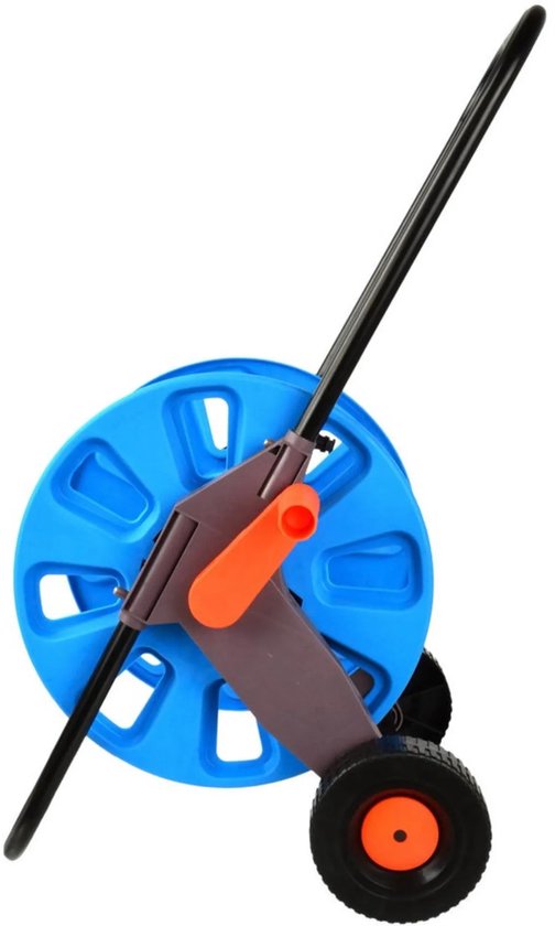 GEKO Tuinslangwagen - 60m capaciteit - Antikrascoating - Transportwielen - 720mm hoog van Geko — afbeelding 3