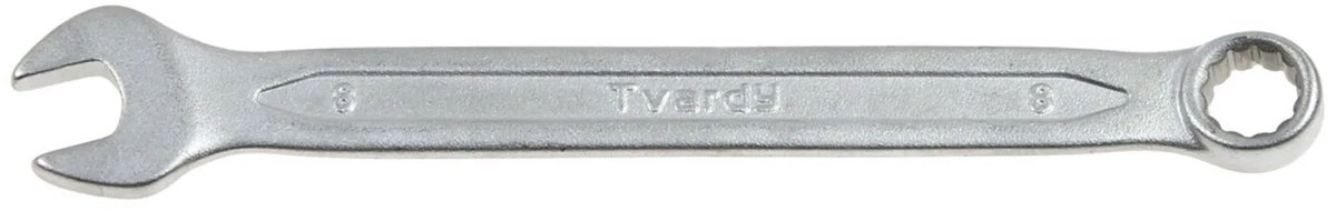 Tvardy Combinatiesleutel - 7 mm - CRV staal - Anticorrosie - 15° Hoek